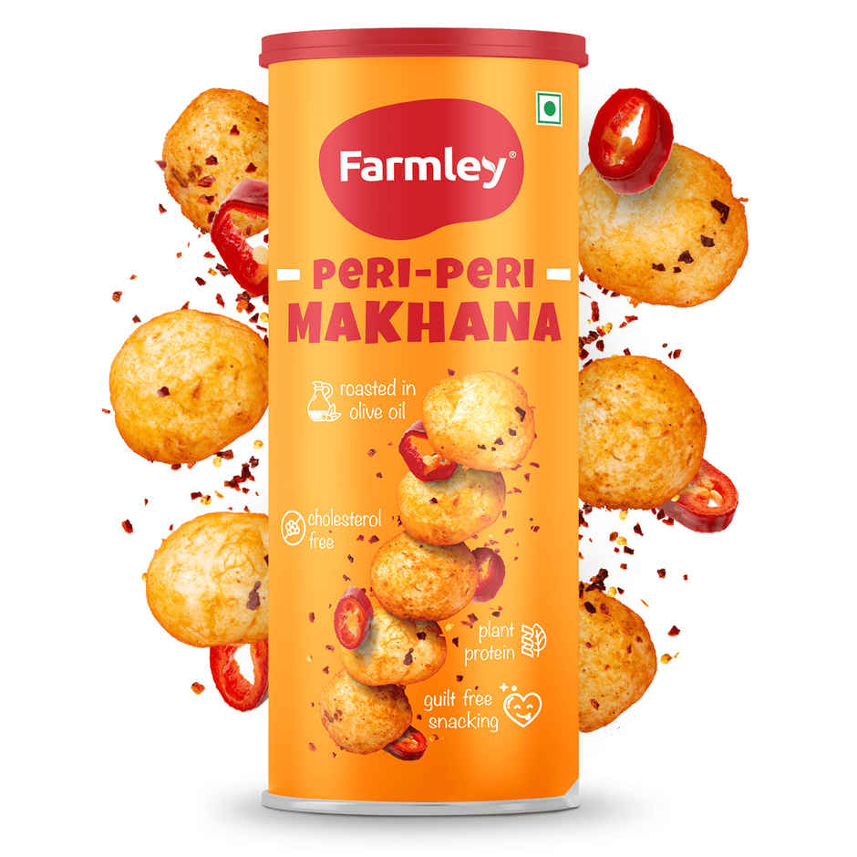 Farmley Peri Peri Makhana Roasted In Olive Oil