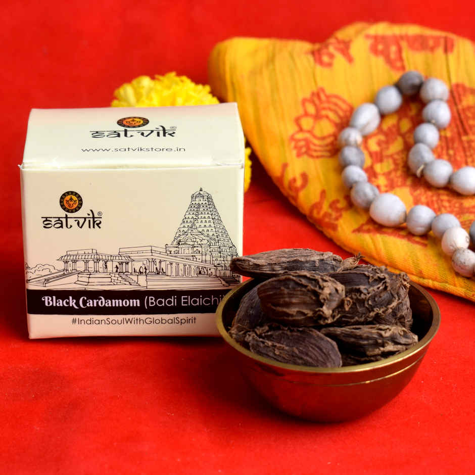 Black Cardamom Badi Elaichi | Satvik