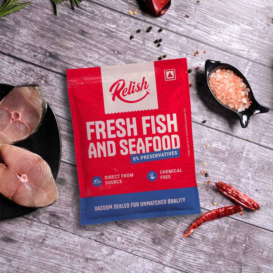 Relish Seer / Surmai / Anjal Medium Steaks | Energy - 180 kcal | Protein - 22 g / 100 g