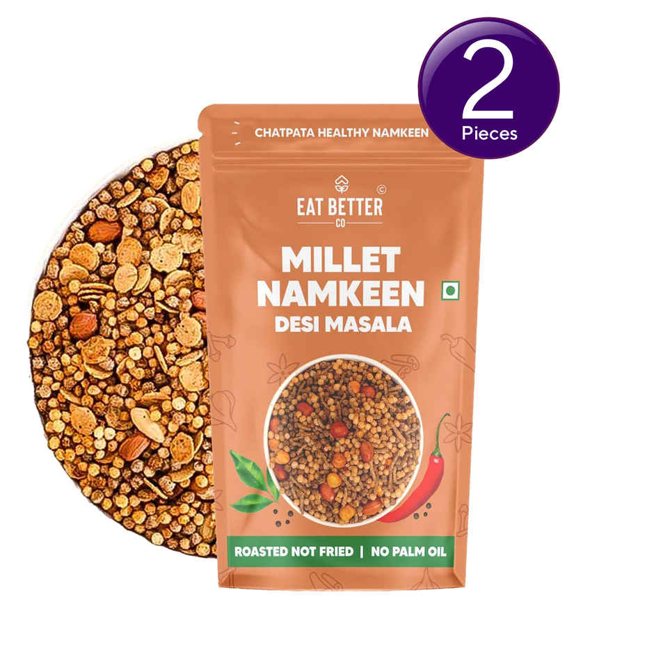 Millet Namkeen - Desi Masala, Healthy Snacks By Eat Better Co Combo