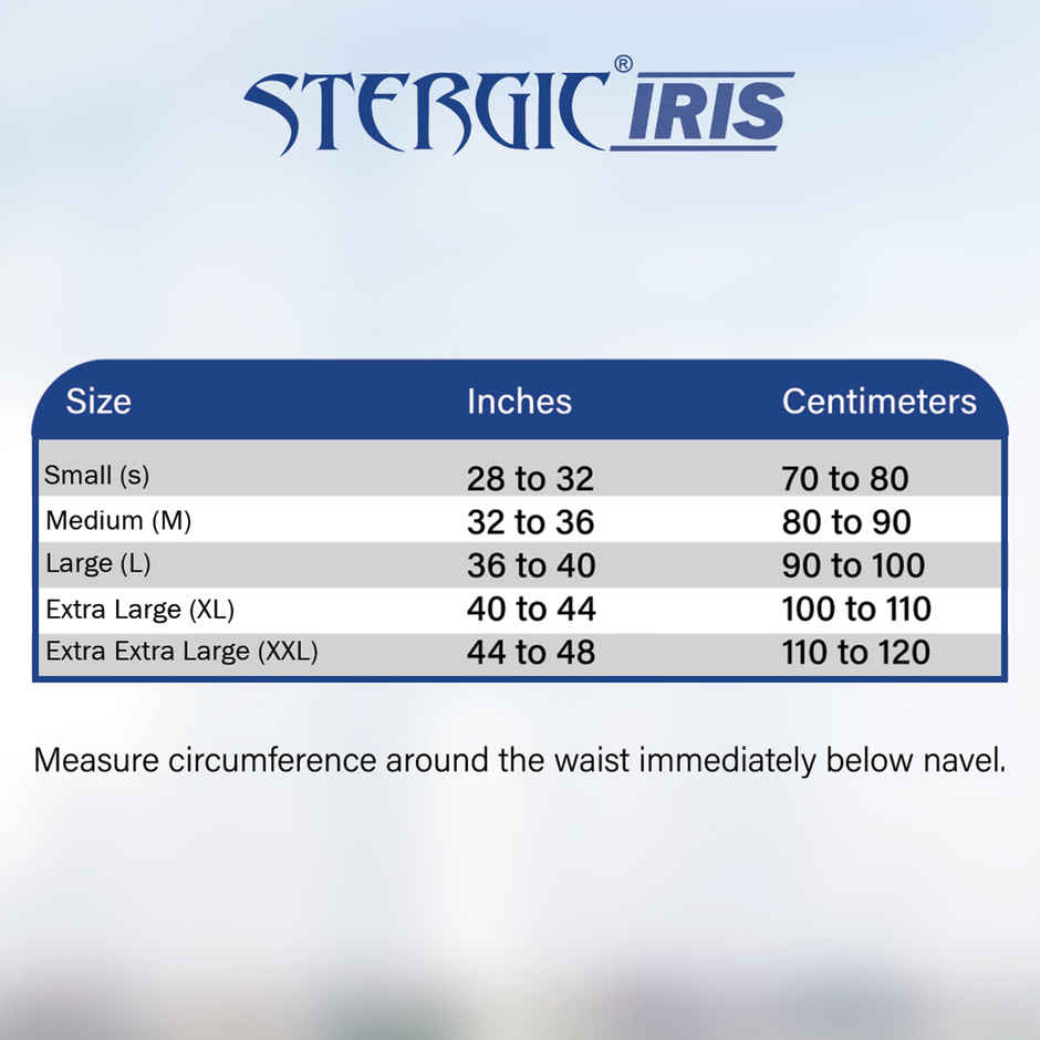 Stergic Iris Lumbo Sarcal Belt Waist One Size