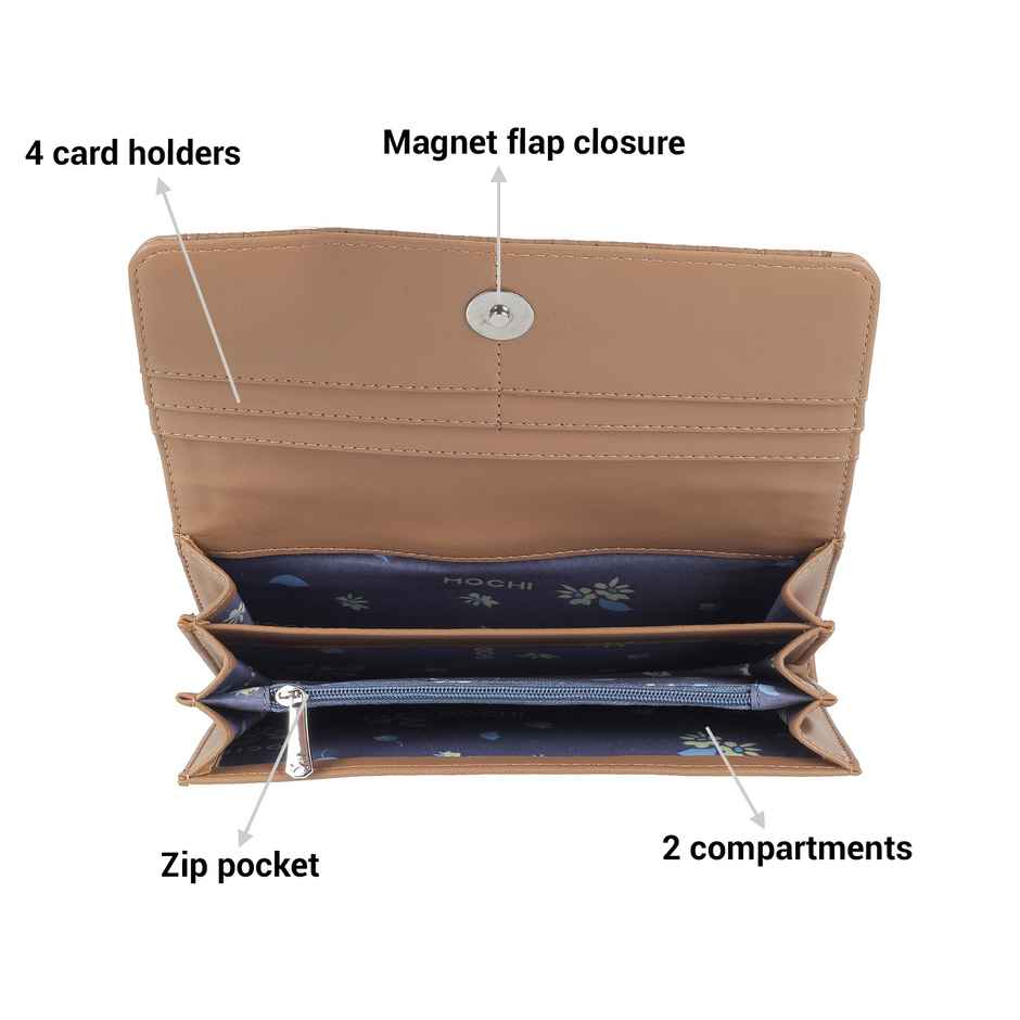 Mochi Chikoo Synthetic Wallet for Women | 95-36-22