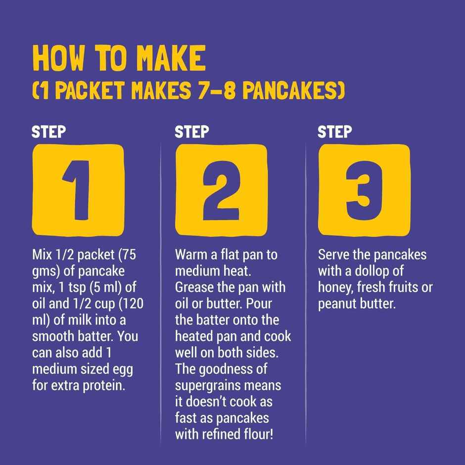 Slurrp Farm Blueberry Millet Pancake Mix | No Maida