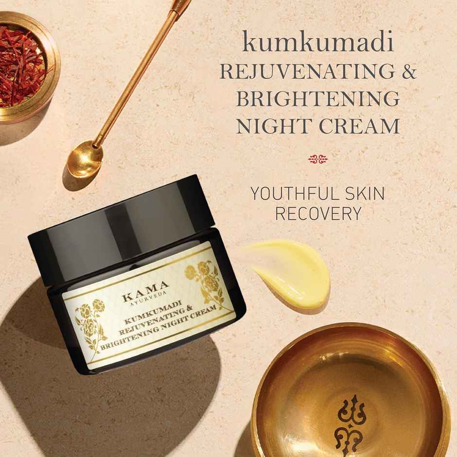 Kama Ayurveda Kumkumadi Rejuvenating & Brightening Night Cream 25G