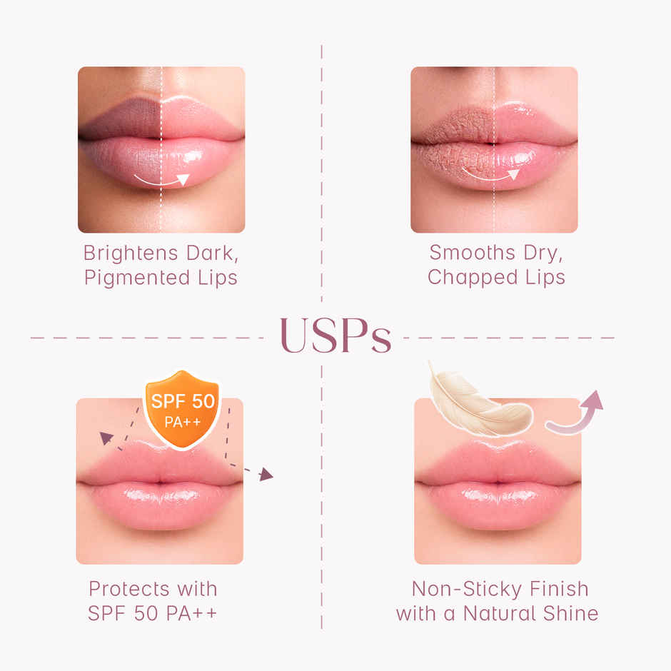 Seoulskin Brightening Lip Balm SPF50 PA++ | Kojic Acid & Niacinamide for Dark Lips Care