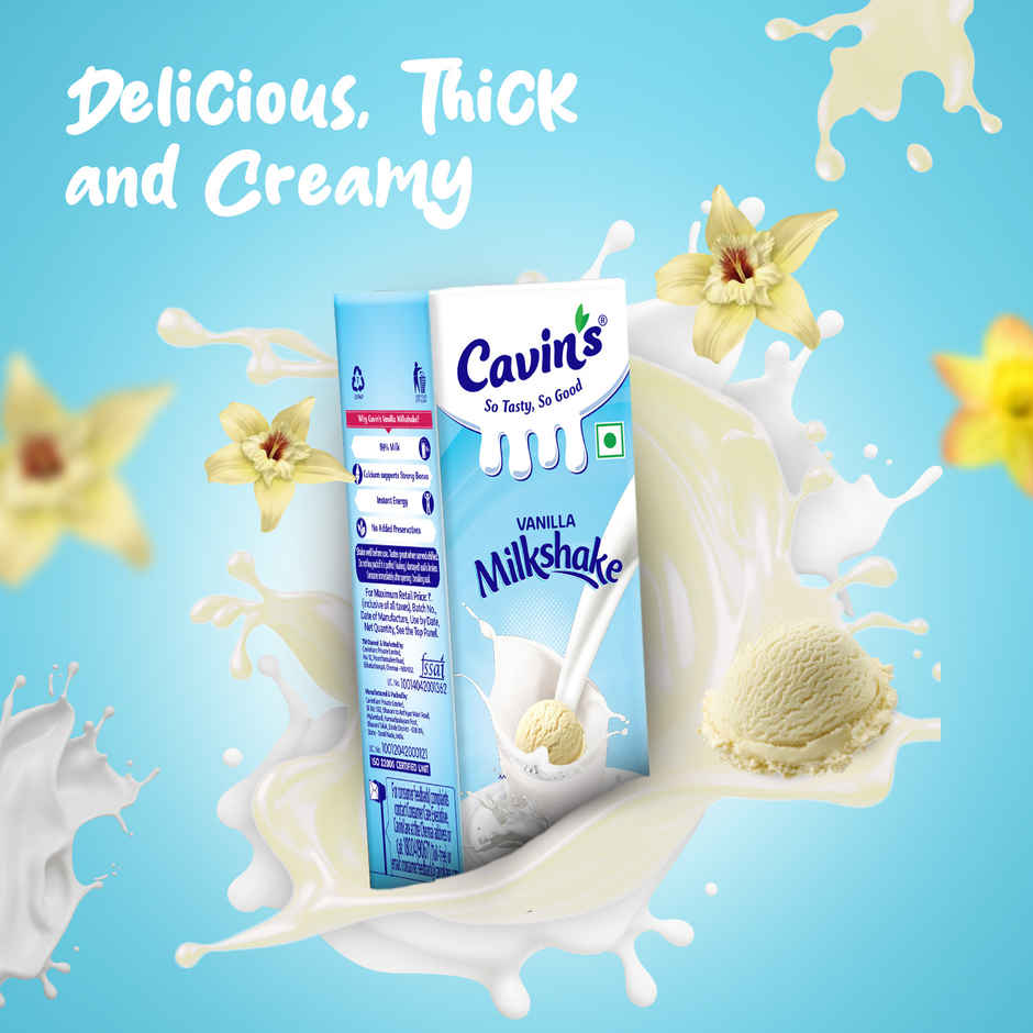 Cavin's Vanilla Milkshake Combo 