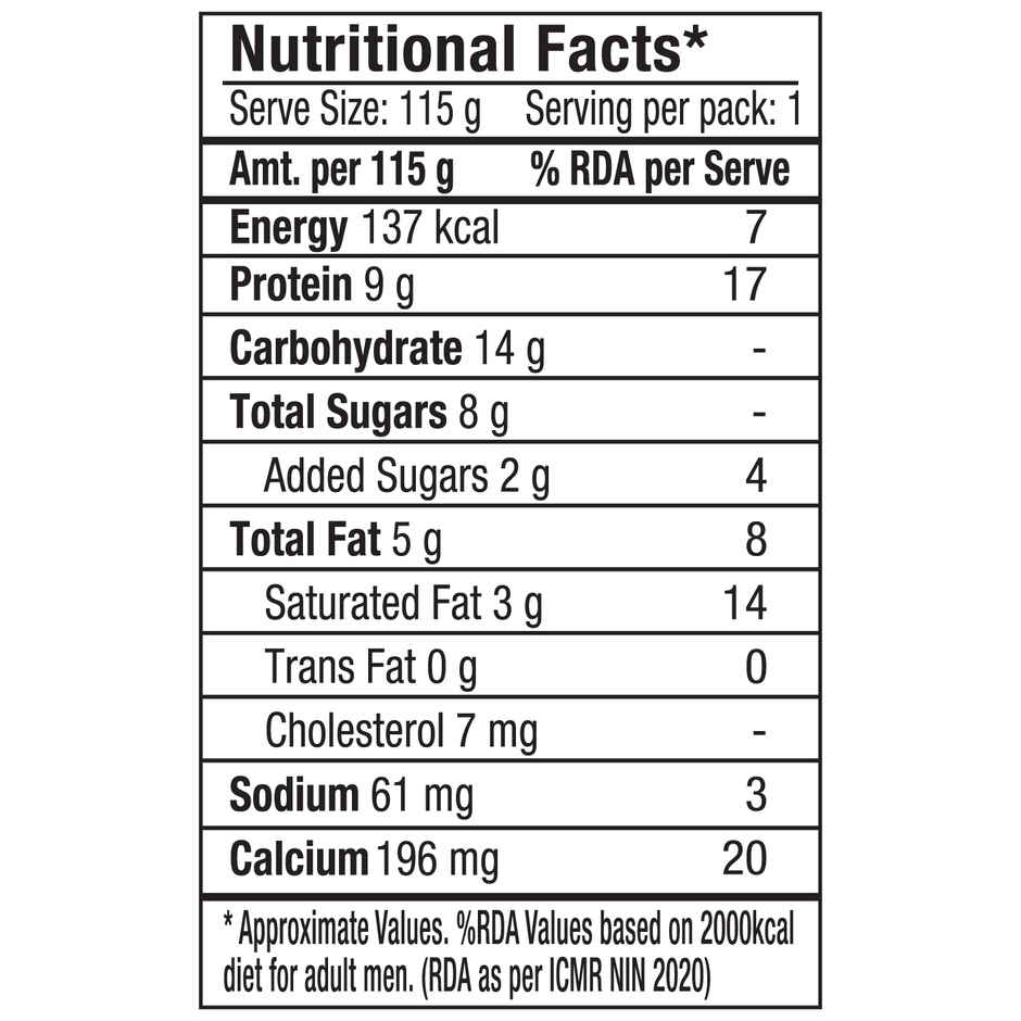 Epigamia Natural Crunch Cup | Greek Yogurt With Granola