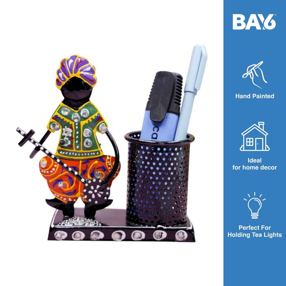 BAY6 Musician-Themed Handpainted Pen Stand