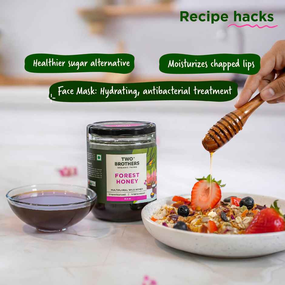 Two Brothers Multifloral Forest Honey | Unpasteurized | Unprocessed Raw Honey