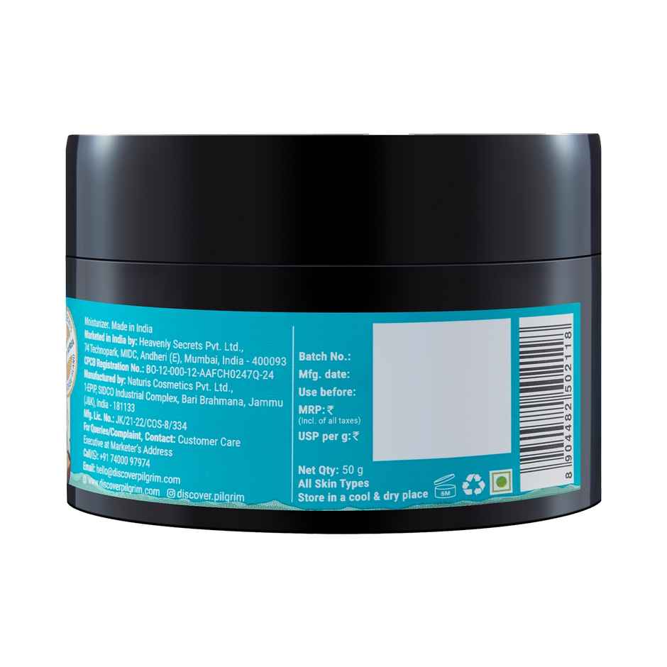 Pilgrim Korean Rice Water Hydra Glow Gel Moisturizer with Hyaluronic Acids & Niacinamide for Glowing Skin
