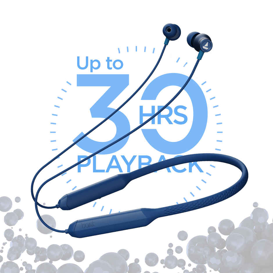 boAt Rockerz 255 Arc BT Neckband w/ 30H Playtime, BEAST Mode & ASAP Charge (Wave Blue)