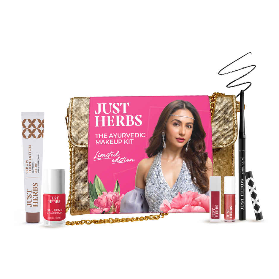 Justherbs Naturally Chic Makeup Hamper | Makeup Gift Kit