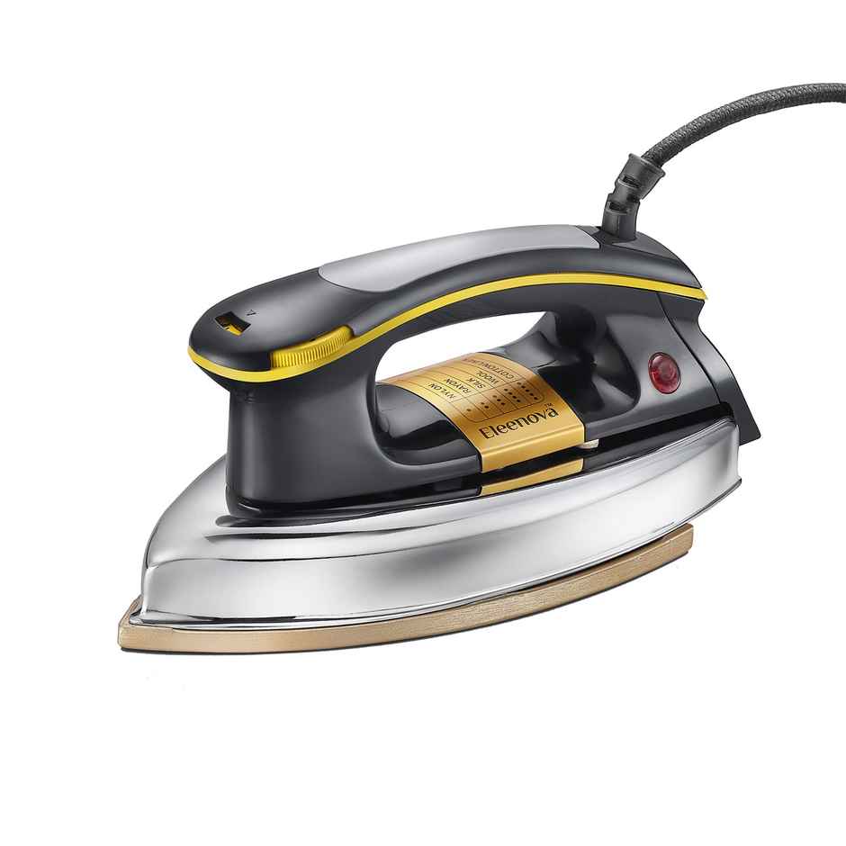 Eleenova BumbleBee 1000 W Dry Iron-Heavy Body, Quick-Heat, Safety Auto Cut-Off