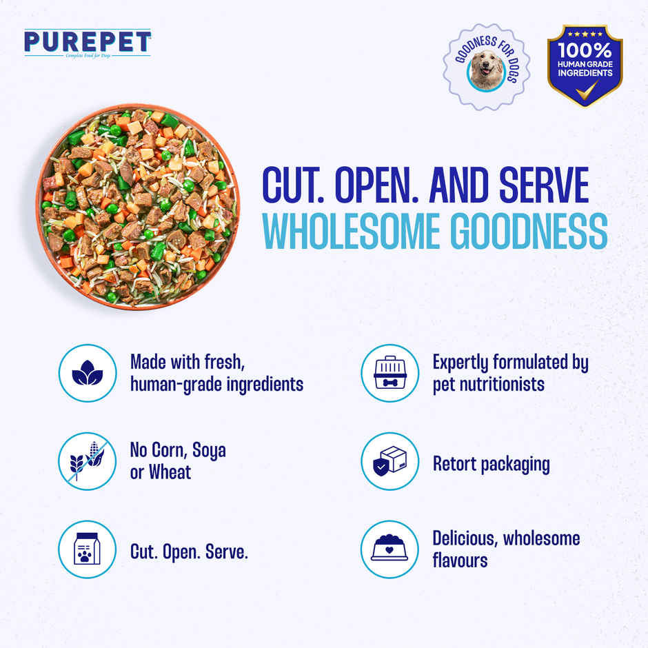 PurePet Chicken and Vegetable Fresh Dog Food