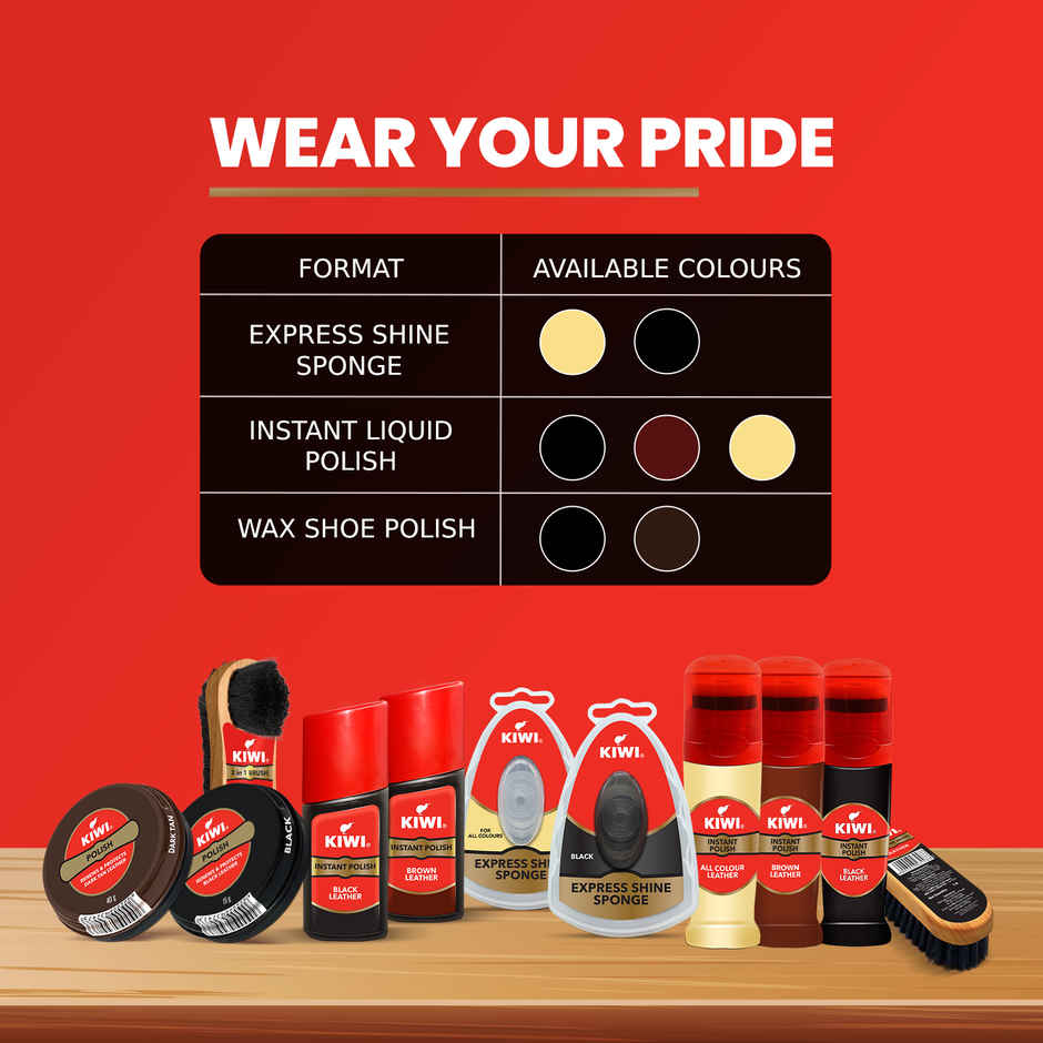 Kiwi Black Wax Shoe Polish