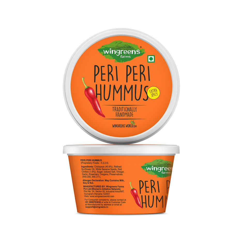 Wingreens Farms Peri Peri Hummus