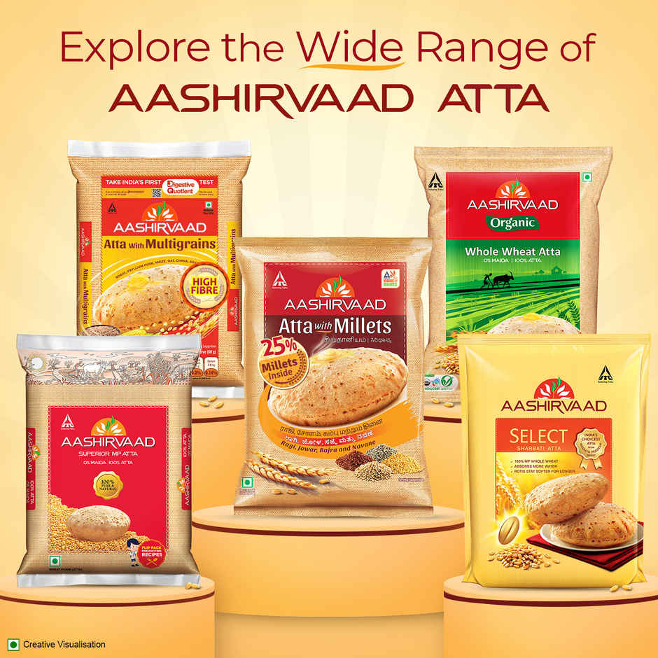 Aashirvaad Atta with Millets for Daily Nutrition | Power of 5 Grains