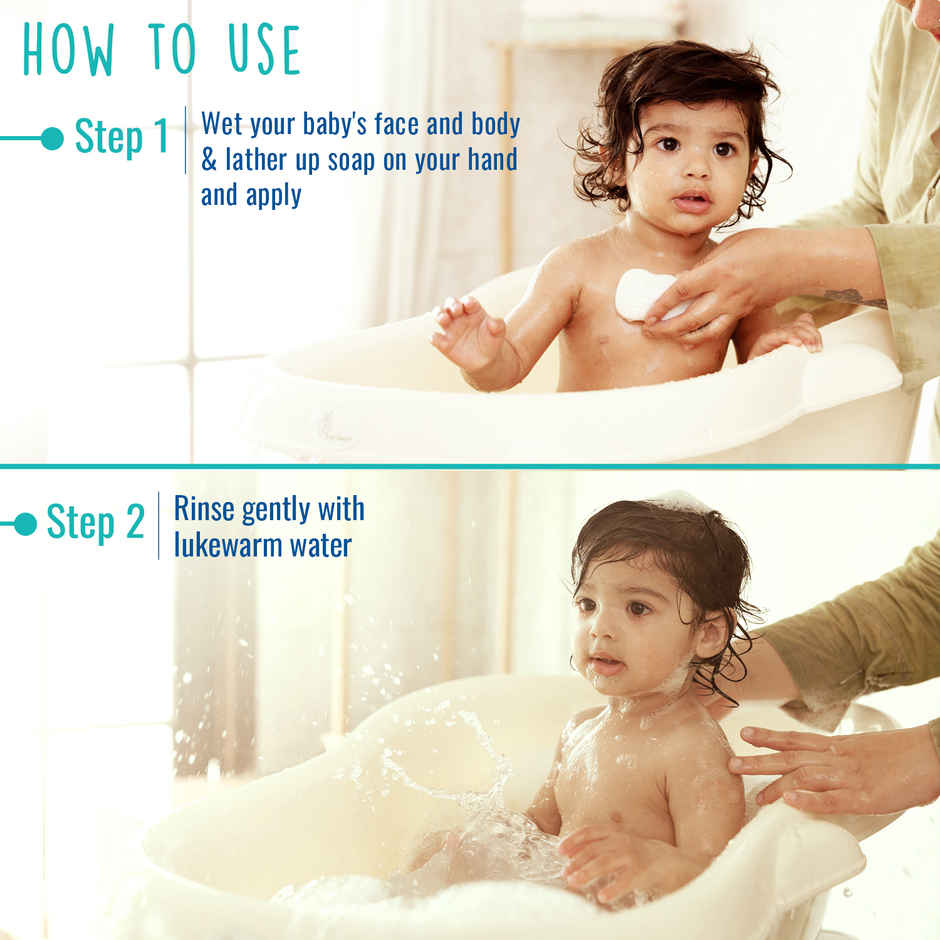 Parachute Advansed Baby Soap For Newborn Babies Virgin Coconut Oil & Coconut Milk