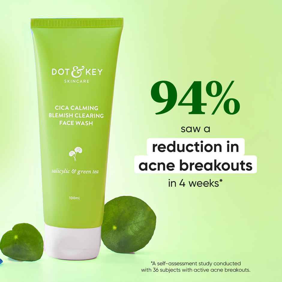 Dot & Key Cica Salicylic Face Wash With Tea Tree Oil For Oily Acne Prone Skin Combo