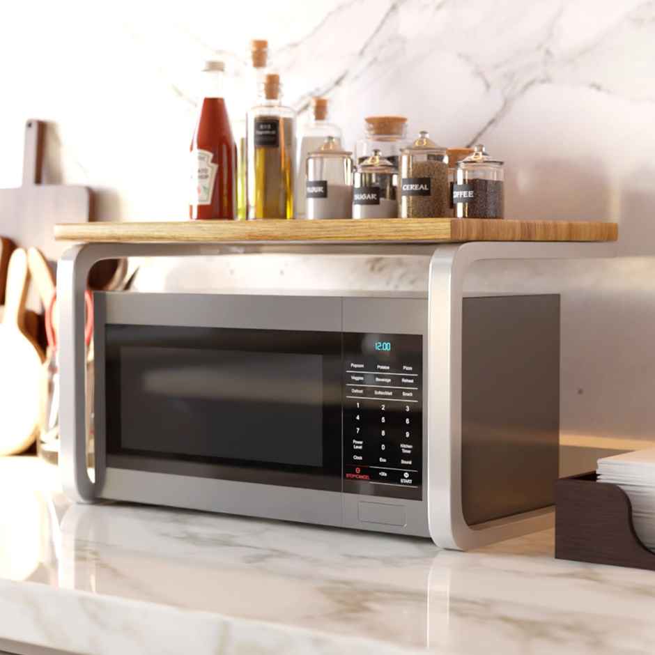 Lifelong Microwave ,OTG Stand | Multipurpose Top Rack | Adjustable Length & Height | Rust-Free