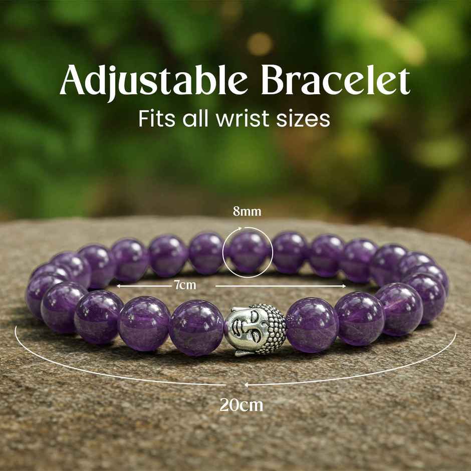 Astrotalk Amethyst Bracelet | Natural Gemstones | Pack of 1