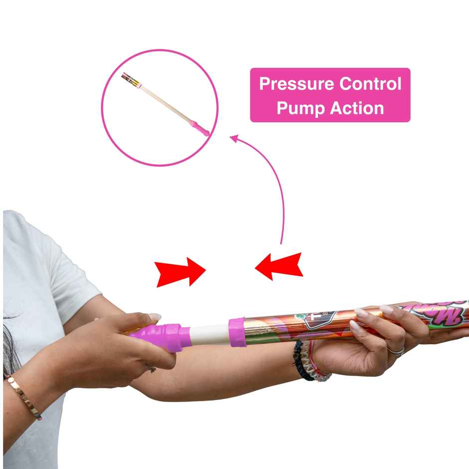 Tota Holi Water Pipe Pichkari | Assorted (Color and Print May Vary)