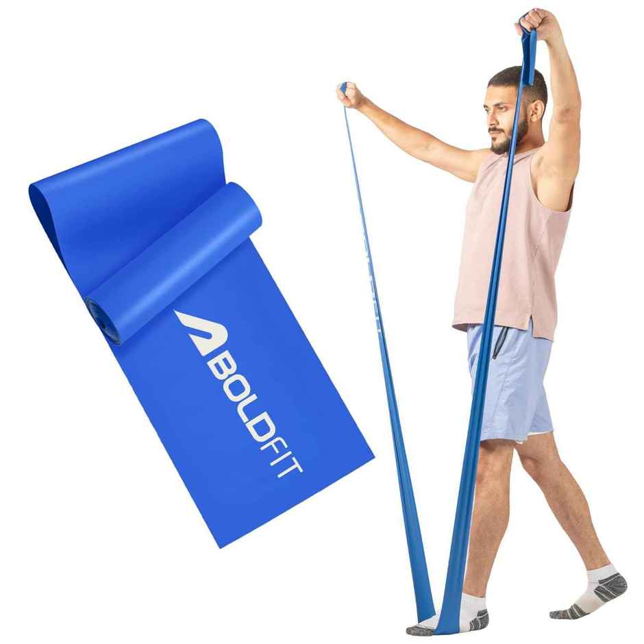 Boldfit Resistance Bands For Workout Pilate Bands Red, Blue, Black 3Set