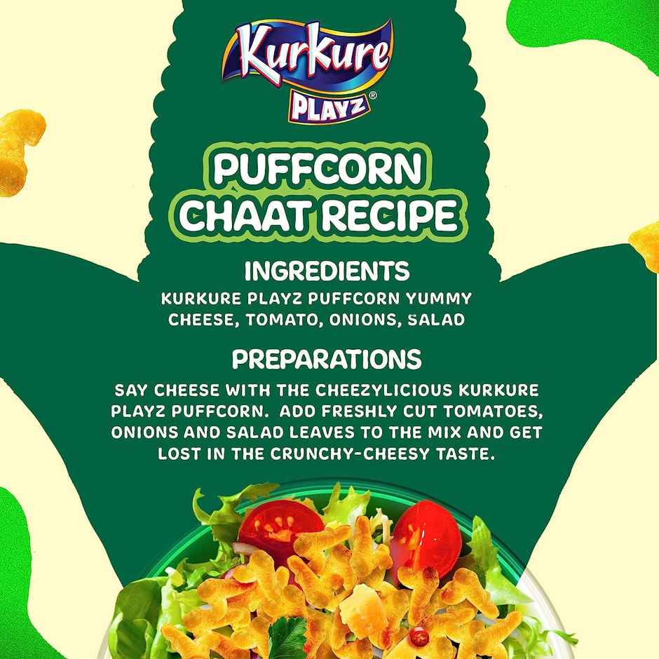 Kurkure Playz Puffcorn Yummy Cheese Combo