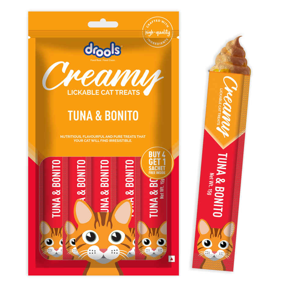 Drools Creamy Lickable Cat Treat - Tuna & Bonito