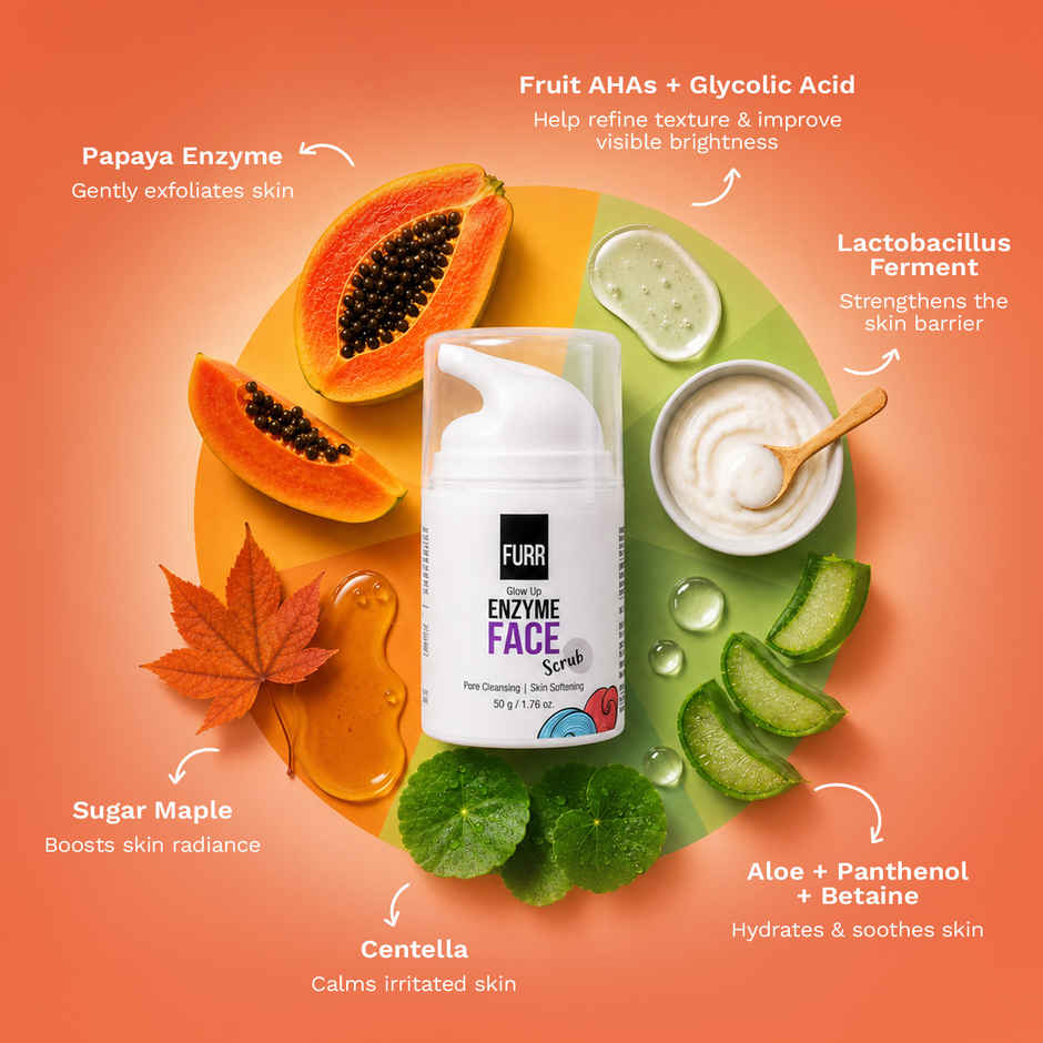 FURR Glow Up Enzyme Face Scrub