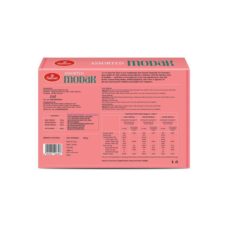 Haldiram's Assorted Modak