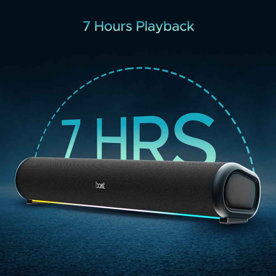 boAt Aavante Bar 950 Bluetooth Soundbar, 40W Sound, Dual Passive Radiators, Soundbar| Premium Black