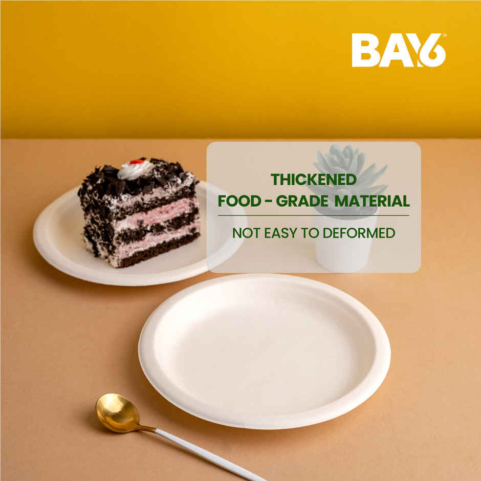 Round Disposable Flat Plate | 7 inch | Pack of 20 | BAY6