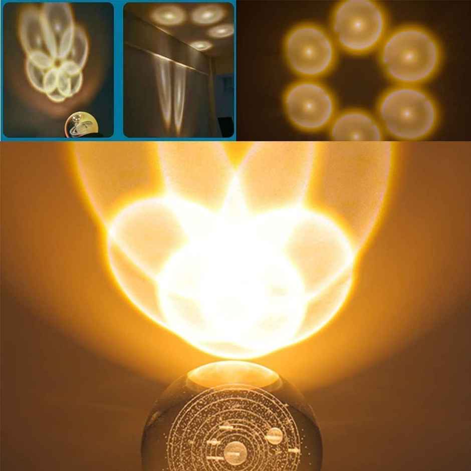 Desidiya Universe Crystal Ball Night Light Combo 
