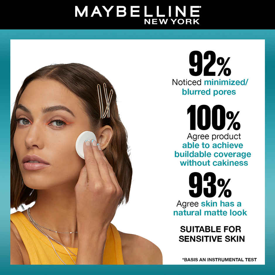 Maybelline New York Fit Me Matte + Poreless Compact Powder With SPF 32 | 310 Sun Beige