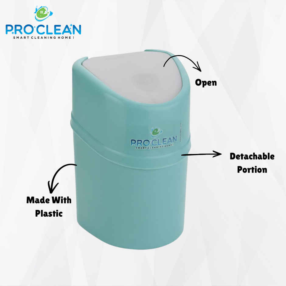 Proclean Multipurpose Work Top | Mini Dust Bin - Assorted