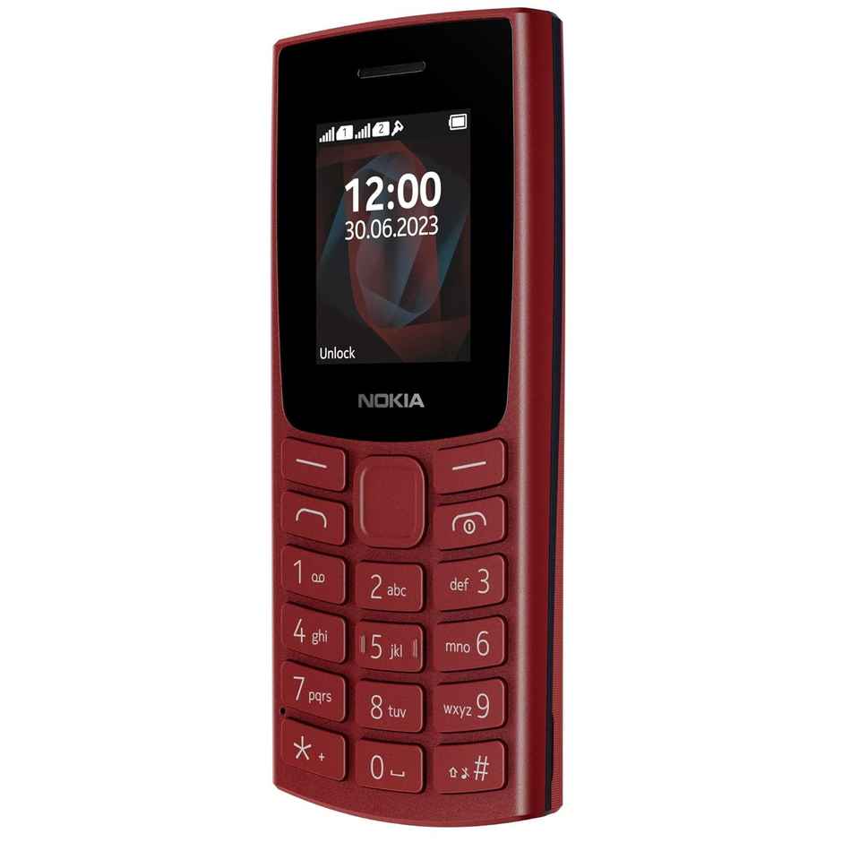Nokia All-New 105 Single Sim Keypad Phone with Built-in UPI Payments | Long-Lasting Battery | Red