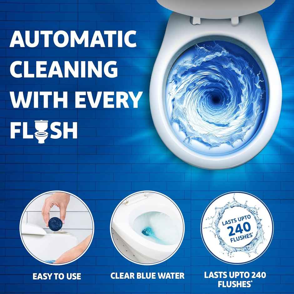 Harpic Flushmatic Marine Toilet Cleaner Blocks Combo