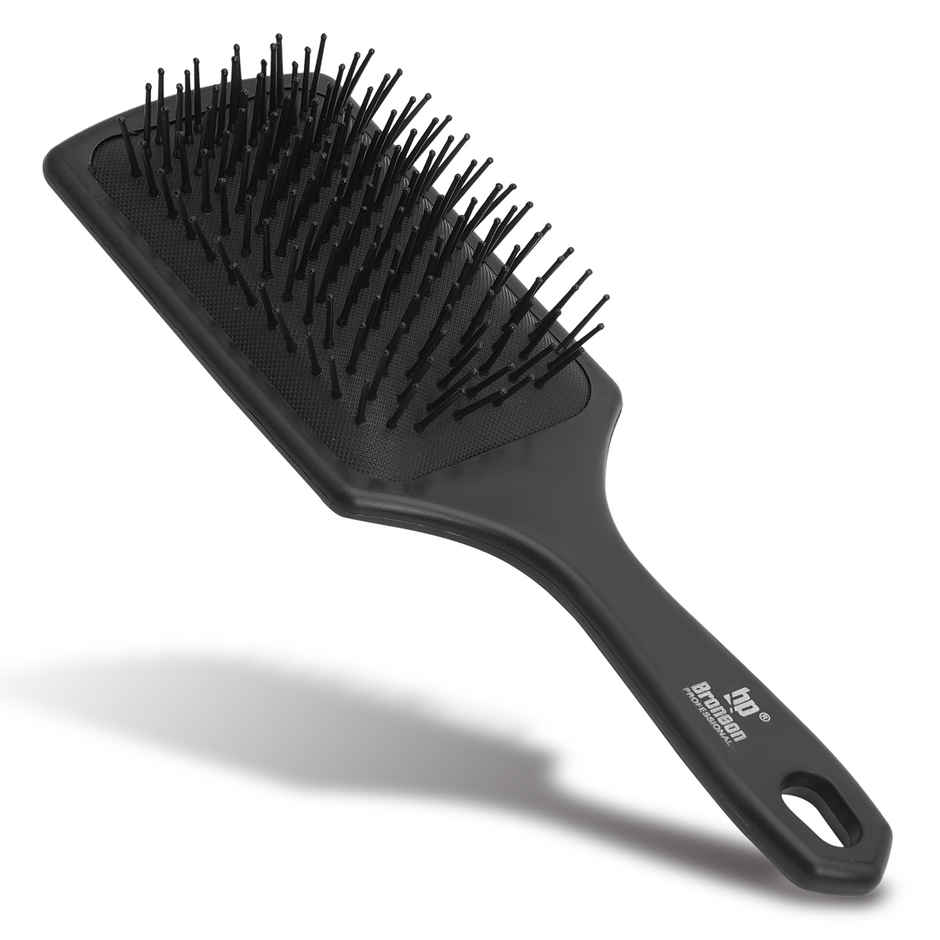 Bronson Professional Paddle Brush B-095 for Silky, Smooth & Tangle-Free Hair | Color May Vary