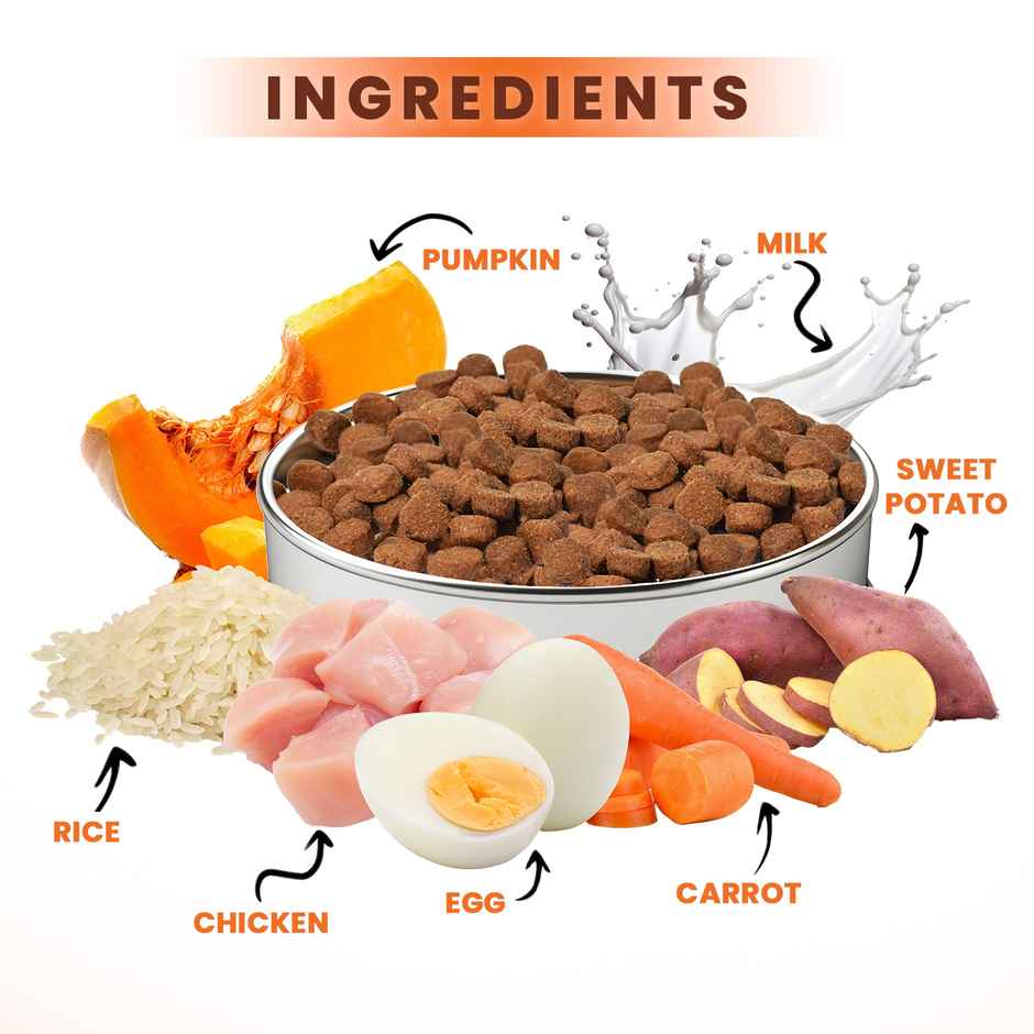 LICKICIOUS Puppy Chicken - Egg & Milk | Dry Dog FOOD