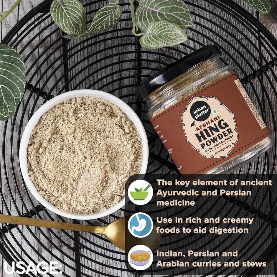 Urban Platter Hing Powder, Compounded Asafoetidaspicesavoury & Umami Flavouradd To Dals