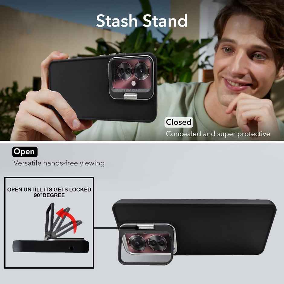 Artistque Case for Oppo F25 Pro 5g Back Cover - Camera Stand