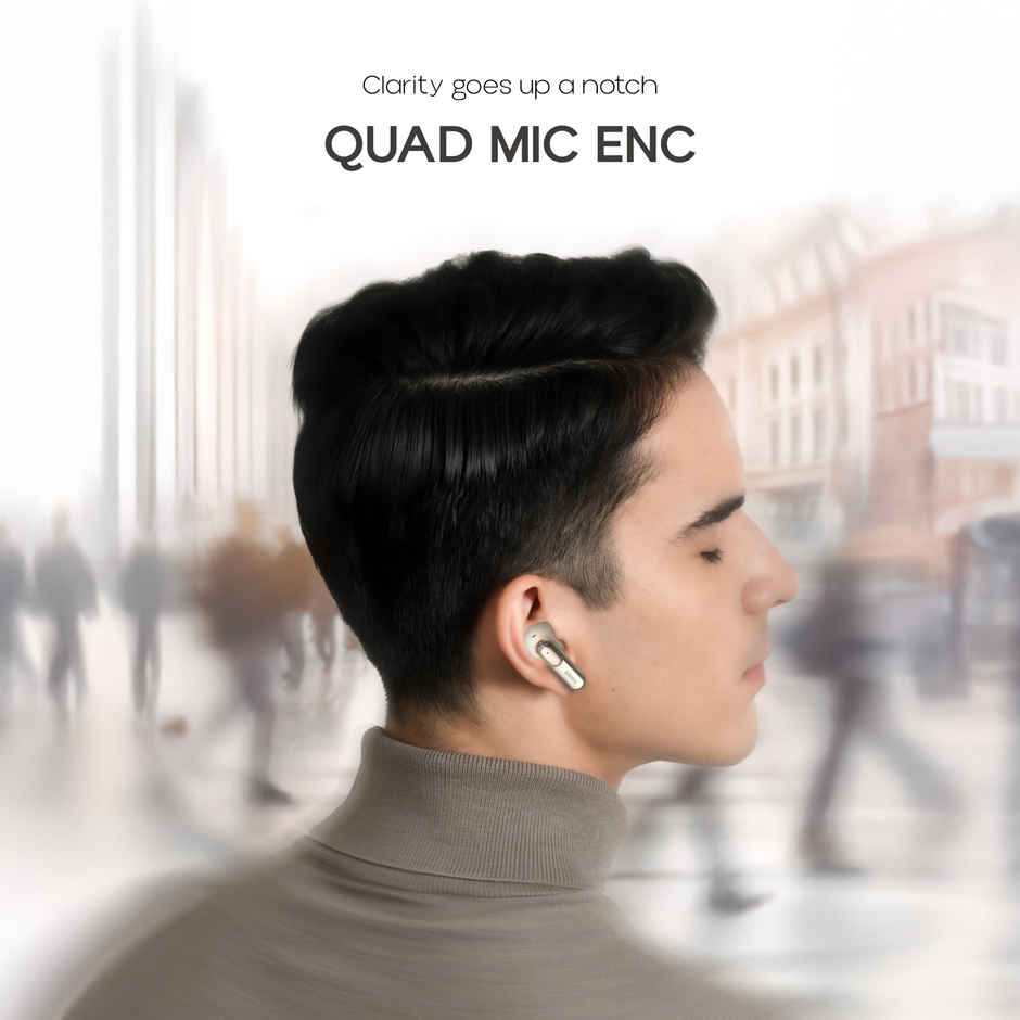 Noise Buds Uno 40H Playtime 4 Mic ENC 13mm Driver HyperSync TWS Earbuds | Ivory Grain