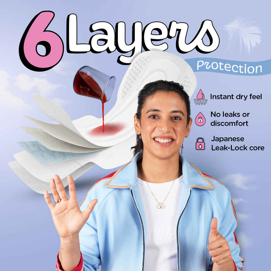 Pee Safe Ultra Thin Rash Free Sanitary Pads 12 XXL