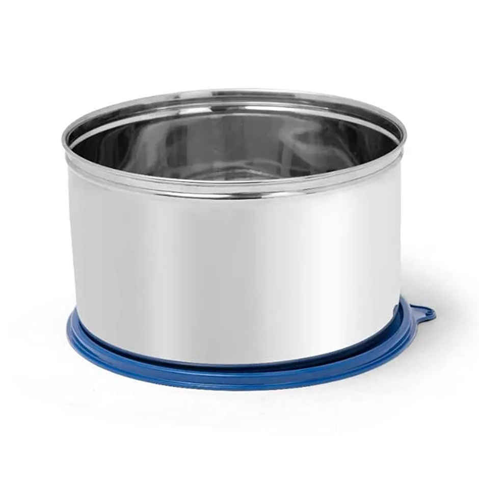 Signoraware Store Well Steel Container | 3 L | Blue | Steel Storage Container