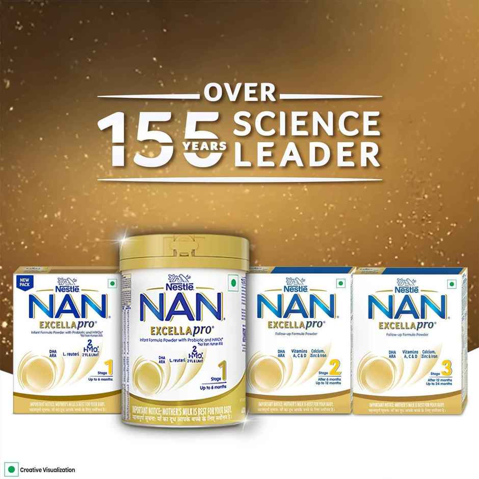 Nestle NAN EXCELLAPRO Stage 1, Follow-up Formula Milk Powder