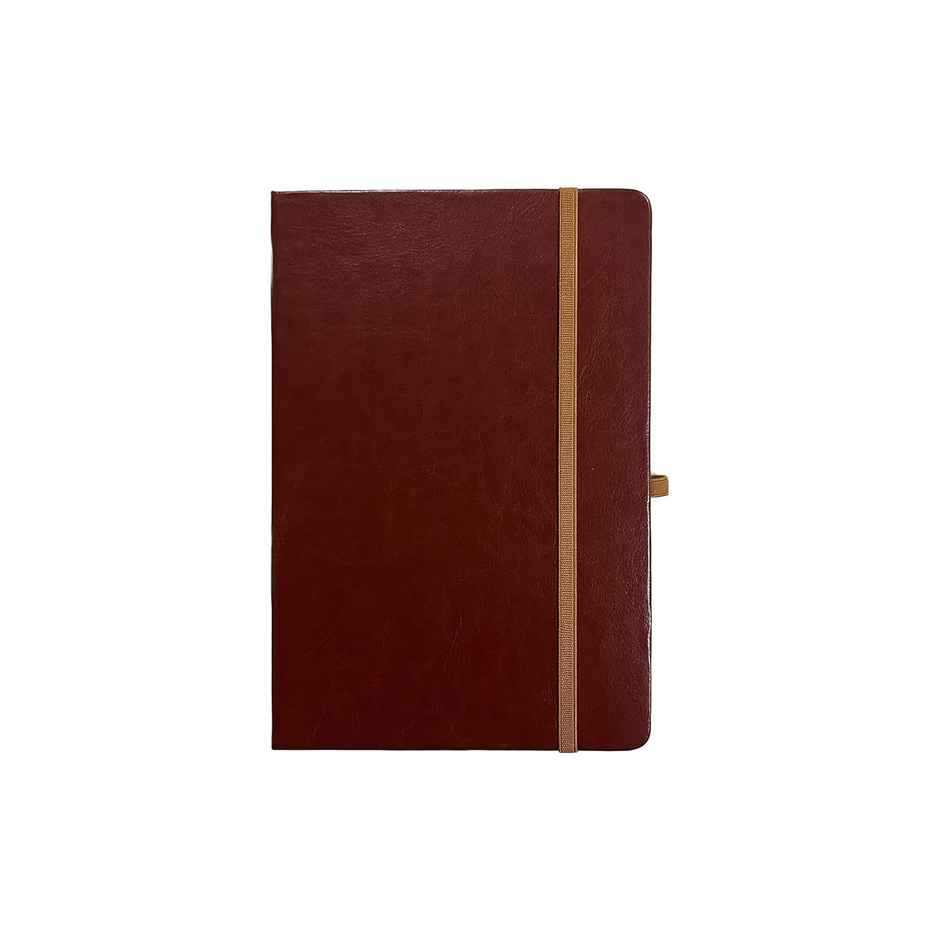 ABK A5 Pu Diary Ruled - 80 Gsm 190 Pages - Brown