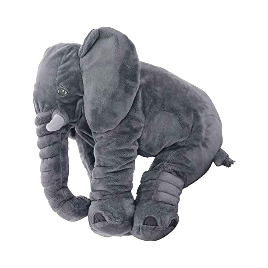 DearJoy Elephant Shaped Baby Pillow - Grey | Soft & Cuddly