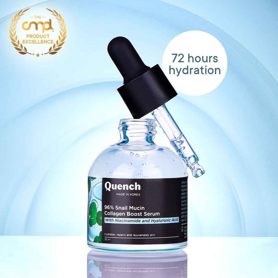Quench Botanics 96% Snail Mucin Collagen Boost Serum
