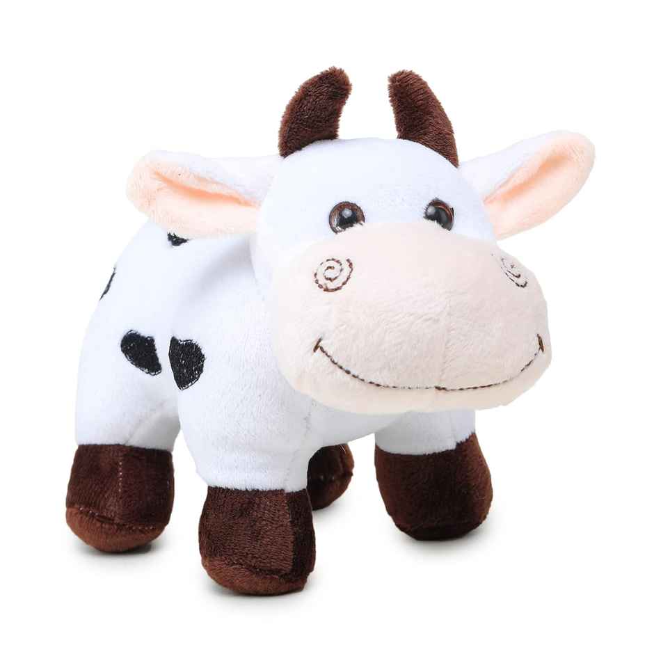Webby Toys Cow Plush Adorable Soft Toy (Multicolour, 2+ years)